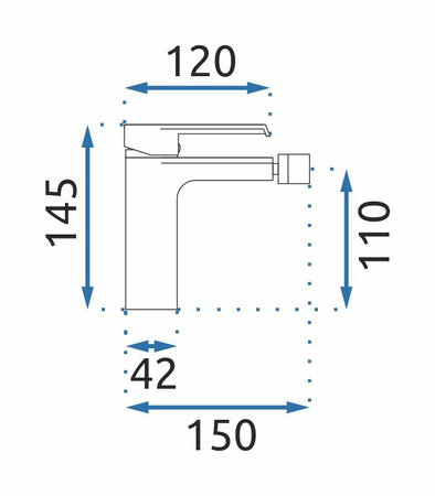 Bateria Bidetowa Hass Czarna