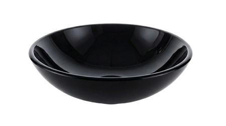 Umywalka Szklana Czarna Bowl 71008