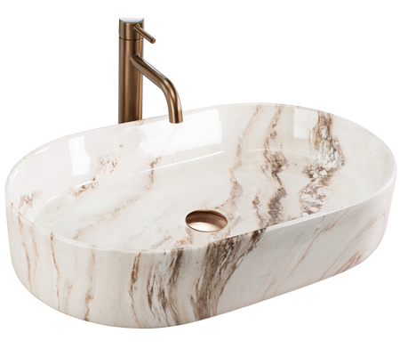Umywalka Nablatowa Nadia 60 Marrone