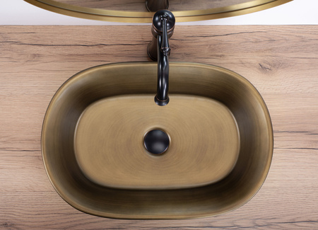 Umywalka Nablatowa Retro Wilma Rustic