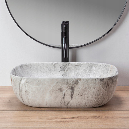 Umywalka Nablatowa Livia Stone Mat
