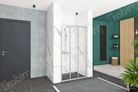Drzwi Prysznicowe Przesuwne Alex Chrom