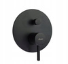 Bateria Wannowa Podtynkowa Lungo Czarna + BOX