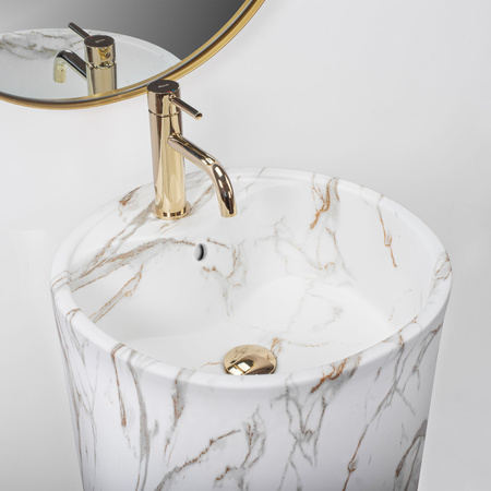 Umywalka Wolnostojąca Ceramiczna Anya Lava Mat