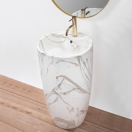 Umywalka Wolnostojąca Ceramiczna Anya Lava Mat