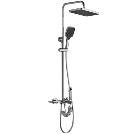 Zestaw Natryskowy Helix Chrom