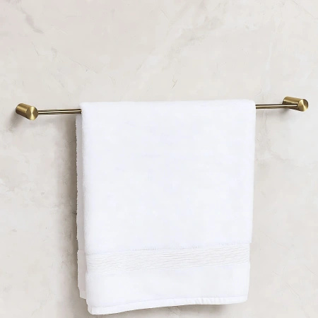 Wieszak Łazienkowy Reling Na Ręczniki Prism Złoto Szczotkowane