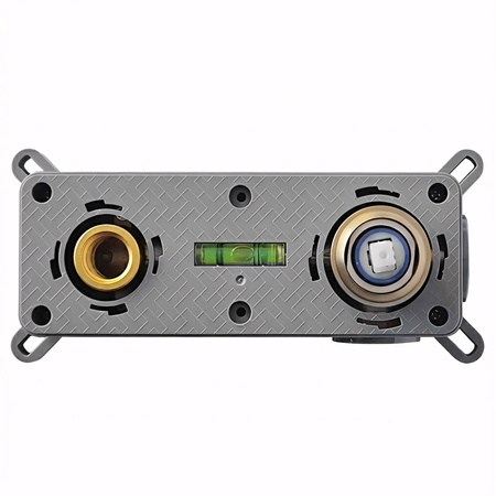 Bateria Umywalkowa Podtynkowa Lungo Stripe Złota Szczotkowana +BOX