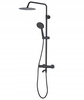 Zestaw Prysznicowy Lungo z Termostatem Black Mat