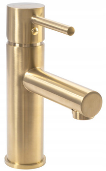 Bateria umywalkowa Tess Gold Szczotkowane Złoto Niska
