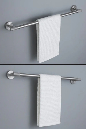 Wieszak Łazienkowy Jednoramienny Rea Modern Nikiel Szczotkowany