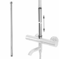 Adapter Przedłużający do Zestawu Natryskowego 60 cm Chrom