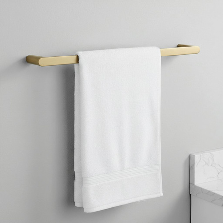 Komplet Wieszaków Łazienkowych 4 Elementy Mati Złoto Szczotkowane