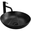 Umywalka Nablatowa Fibo Black Matt