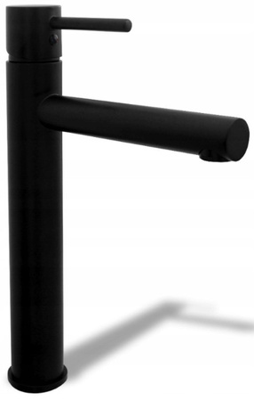 Bateria Umywalkowa Tess Black High Wysoka