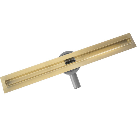 Odpływ Liniowy Neox Slim Pro Złoty Szczotkowany