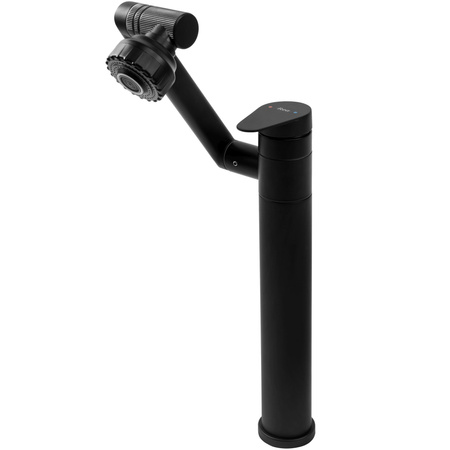 Bateria Umywalkowa Paco Czarna Wysoka