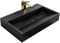 Umywalka Konglomeratowa Nablatowa Goya Black 60 cm