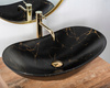 Umywalka Nablatowa Royal Marble Black Mat