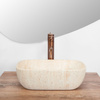 Umywalka Nablatowa Belinda Mini Travertine Matt