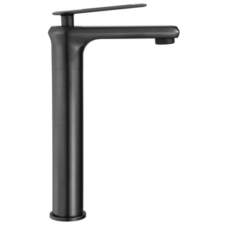 Bateria Umywalkowa Blade Czarna Postarzana Wysoka