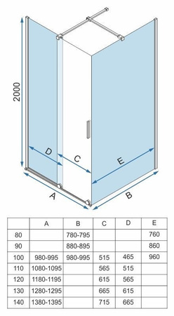 Kabina Przysznicowa Montana Złoto Szczotkowane