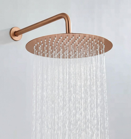 Zestaw Natryskowy Podtynkowy Ontario Miedź Szczotkowana