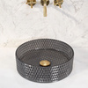 Umywalka Nablatowa Szklana Cristal 35 Black