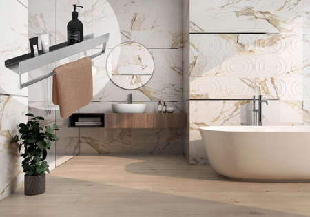 Półka Łazienkowa Wannowa SF01 45 cm Stal Nierdzewna