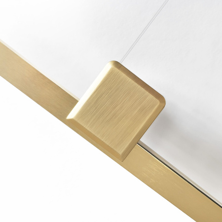 Drzwi Prysznicowe Przesuwne Montana Złoto Szczotkowane