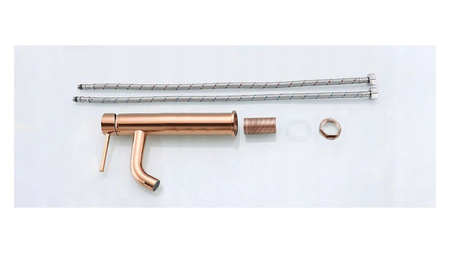 Bateria Umywalkowa Lungo Miedź Wysoka