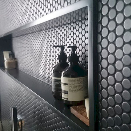 Mozaika Dekoracyjna Koła 133421A Czarna