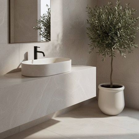 Umywalka Nadia 60 Sandy - Nablatowa