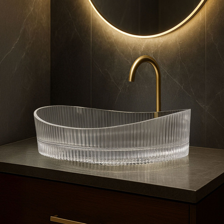 Umywalka Nablatowa Szklana Harper 50