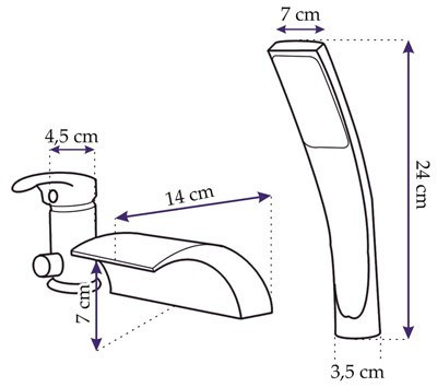 Bateria Wannowa Riven Chrom