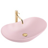 Umywalka Nablatowa Royal 61 Powder Pink Matt