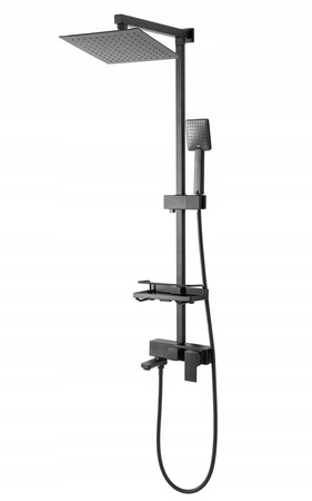 Zestaw Prysznicowy Natryskowy Czarny JACK BLACK