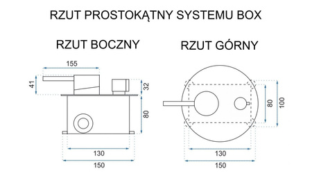 Zestaw Natryskowy Podtynkowy Lungo White Biały
