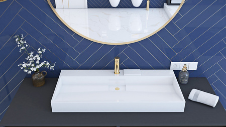 Umywalka Konglomeratowa Nablatowa Goya 70 cm