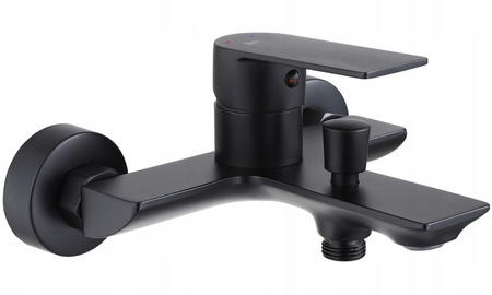 Bateria Wannowa Ścienna Urban Czarna