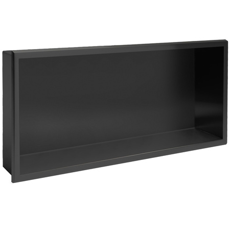 Półka Wnękowa Łazienkowa 30x60 Czarny Mat