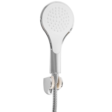 Bateria Wannowa Ścienna Polo Biała Chrom