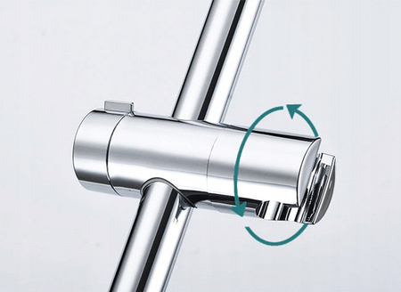 Uchwyt Prysznicowy Na Słuchawkę Chrom