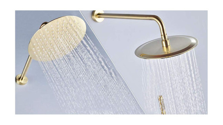 Zestaw Natryskowy Podtynkowy Lungo Złoty