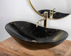 Umywalka Nablatowa Royal Marble Black Mat