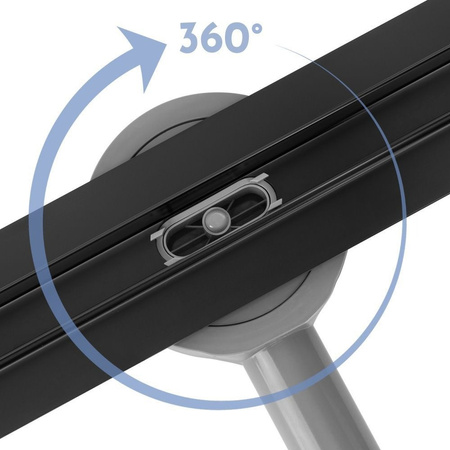 Odpływ Liniowy Neox Slim Pro Czarny  360°