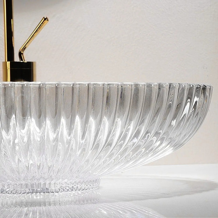 Umywalka Nablatowa Szklana Nicole 51