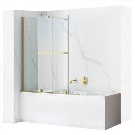 Parawan Nawannowy Fabian Gold 100 cm Złoto Szczotkowane