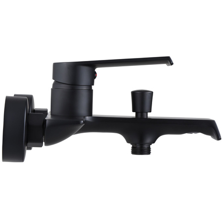 Bateria Wannowa Ścienna Hass Czarna