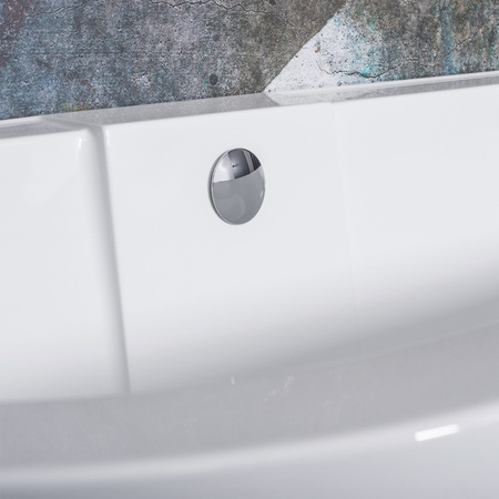 Wanna Przyścienna Korfu 175 cm Akrylowa